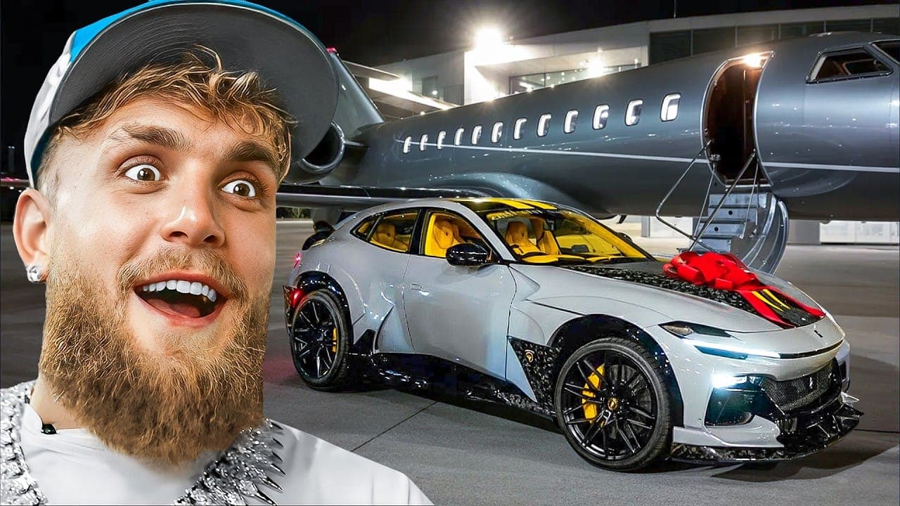 Thumbnail of “Surprising Jake Paul With His Dream Car!” — filmed and edited by Deeds Media Group
