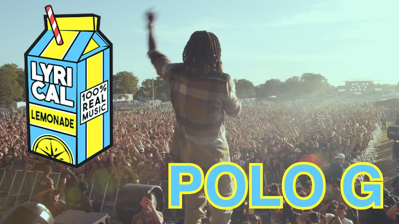 Polo G performing live at Lyrical Lemonade Summer Smash — filmed by Deeds Media Group